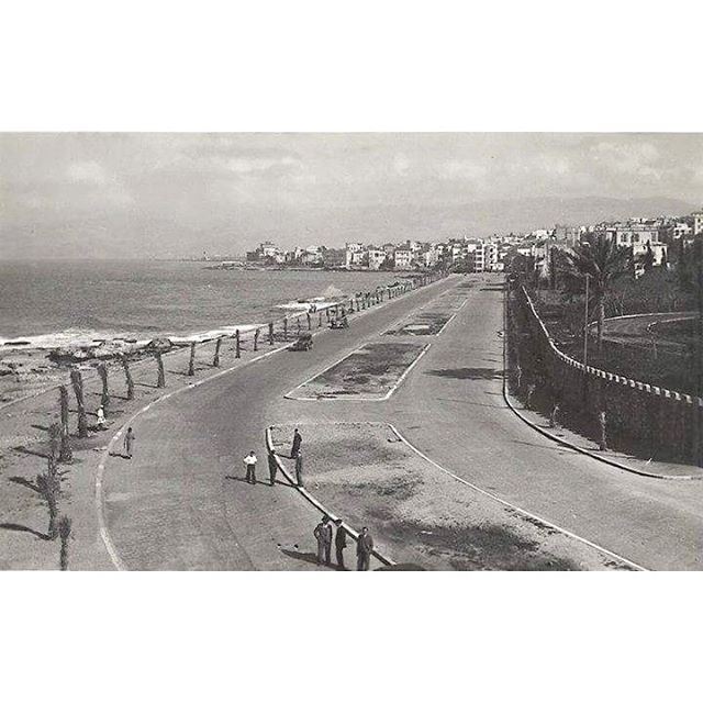 Beirut Cornishe Al Manara 1931 .
