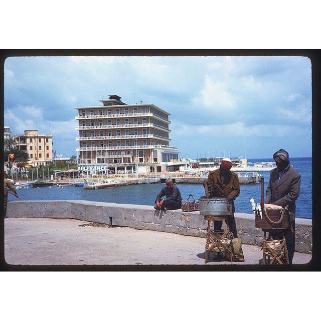 Beirut Cornishe Saint George - 1965 .