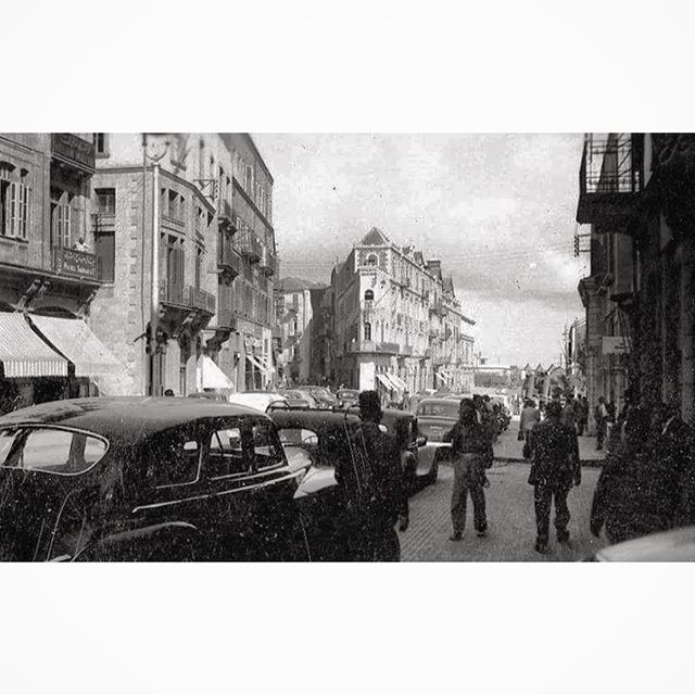 Beirut Downtown In 1949 ,