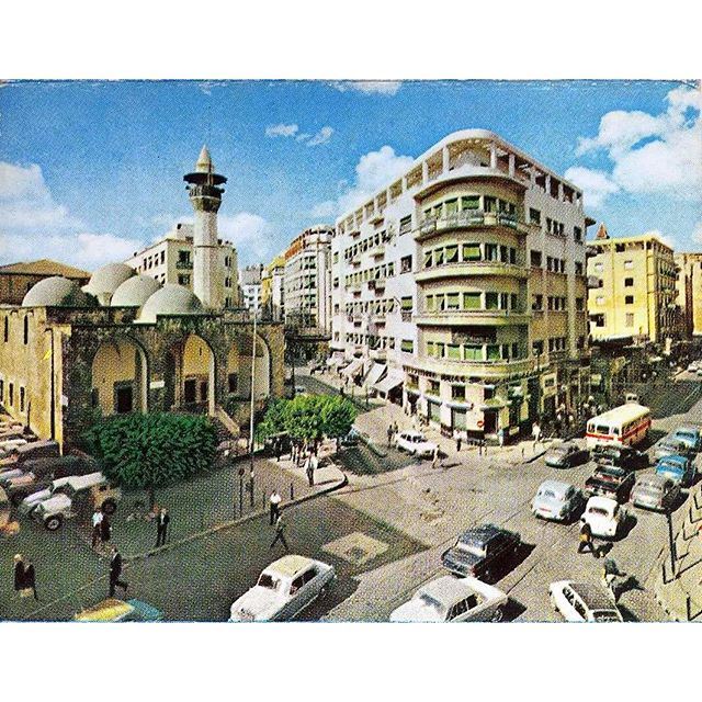 Beirut Emir Assaf Mosque Weygand Street in 1967 .