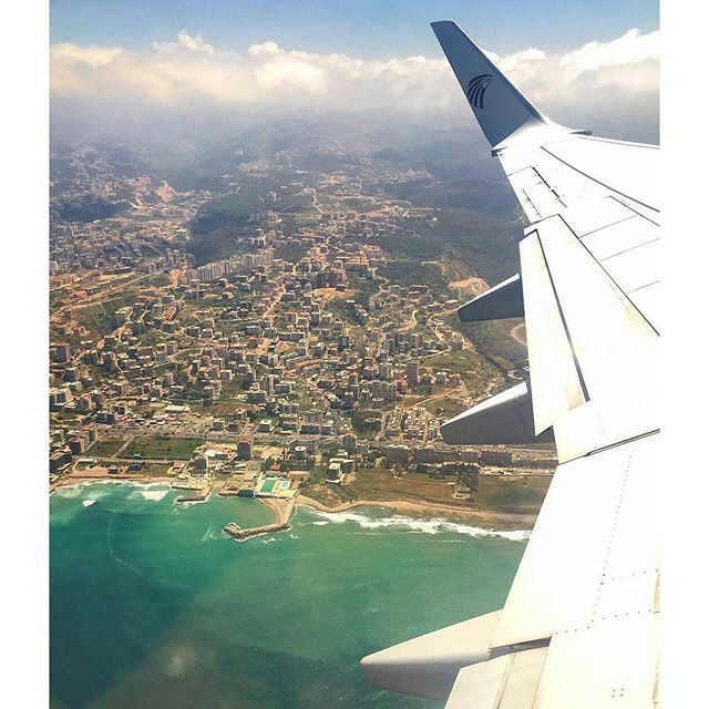 Beirut from above. 🛫 (Beirut, Lebanon)