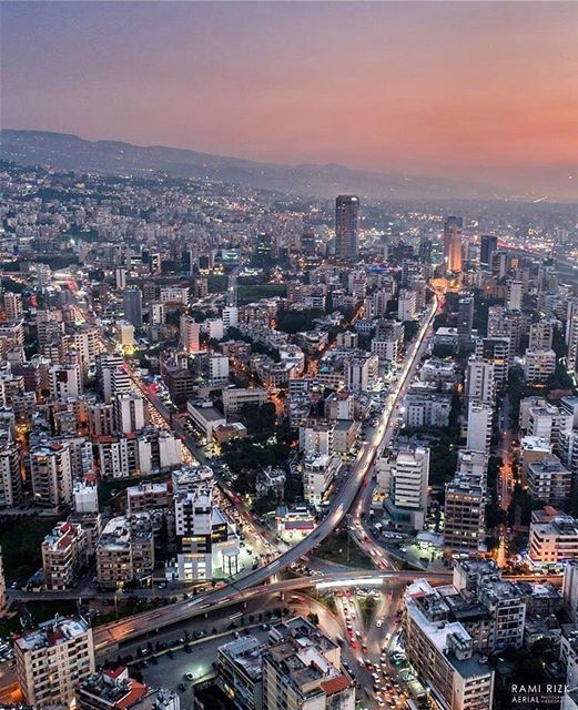 Beirut From Above! 📷 @rami_rizk89... beirut  lebanon  livelovebeirut ... (Beirut, Lebanon)