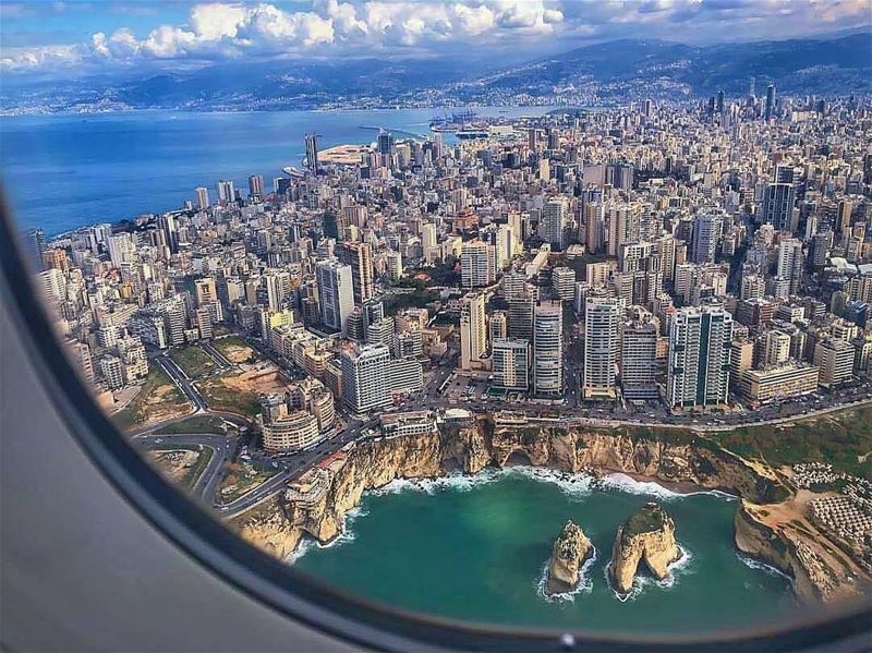 Beirut from the plane view...By @s.sash_photos  AboveBeirut  Beirut ... (Beirut, Lebanon)