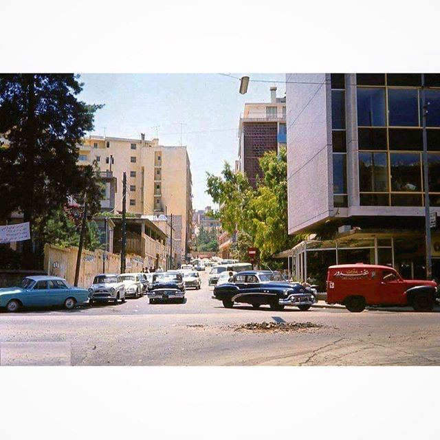 Beirut Hamra Street in 1964 .