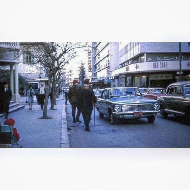 Beirut Hamra Street in 1967 .