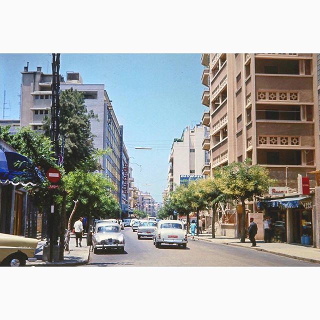 Beirut Hamra Street In 1968 ,