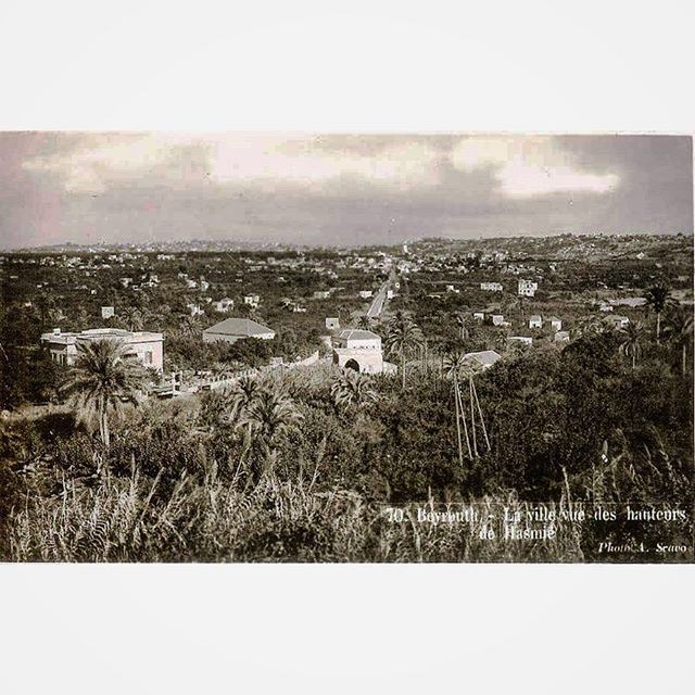 Beirut Hazmieh In 1931 .