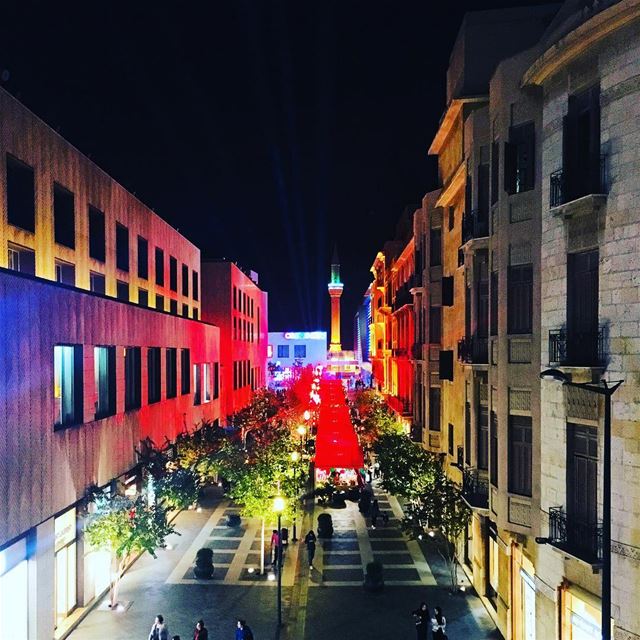 Beirut In Christmas 🎄. decoration  christmas  christmastree ... (Beirut Souks)