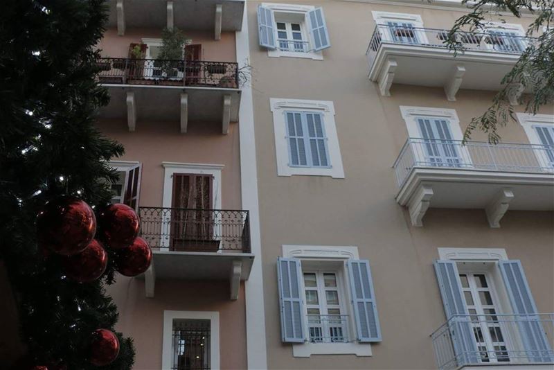 Beirut is already fancy with its colorful shutters... And now the most... (Saifi Village)