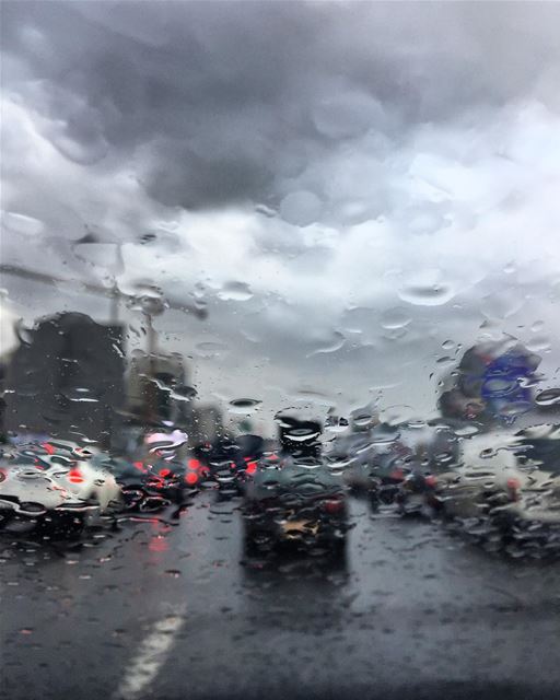 Beirut, Lebanon: a gloomy start to a fruitful day.... rain  lebanon ... (Beirut, Lebanon)