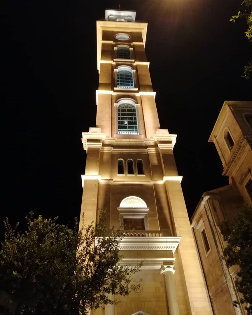 ⛪... beirut  lebanon  church  architecture  nightphotography ... (Downtown Beirut)