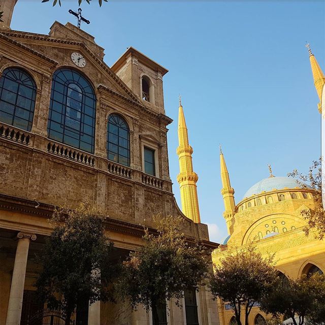  beirut  lebanon  middleeast  amazing  colours  mosque  church  religion ... (Beirut, Lebanon)