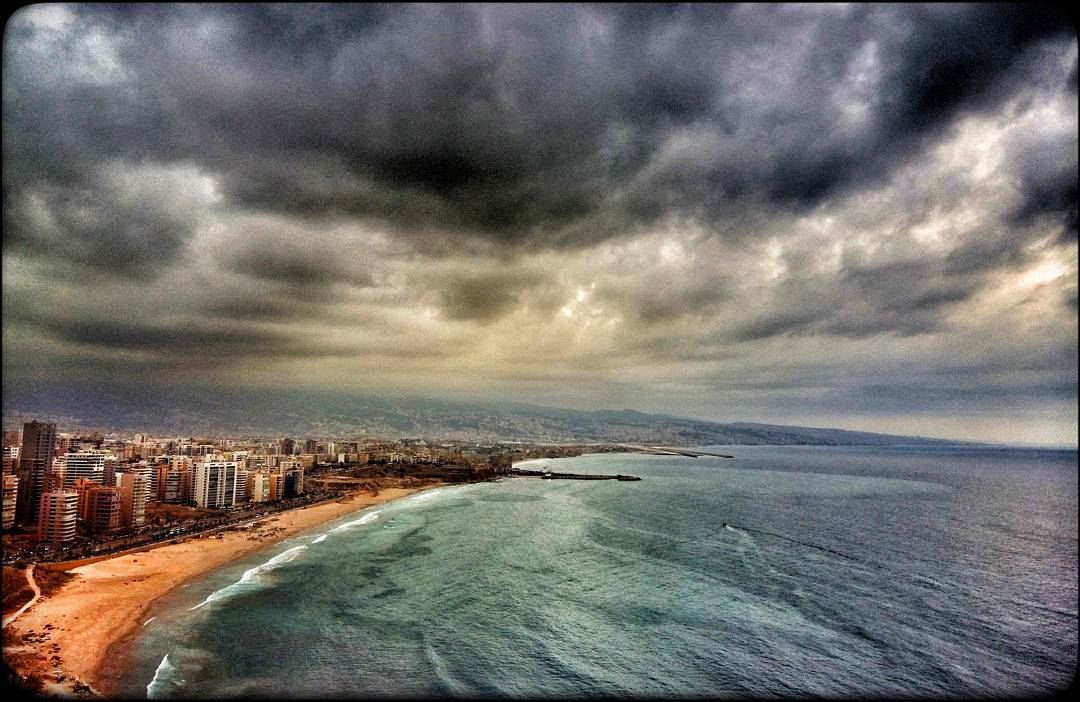  beirut  lebanon  raouché  ramletalbayda  seaview  seashore  seaside ... (Ramlet Al Bayda Public Beach)