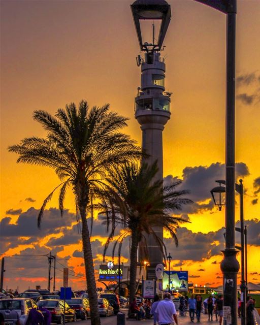  Beirut lebanon Sunset cloudy landscape lebanon_hdr lebanonspotlights... (Ain El Mreisse, Beyrouth, Lebanon)