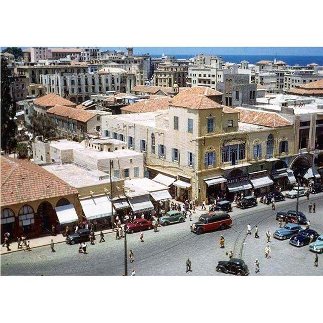 Beirut Martyrs Square 1948 .