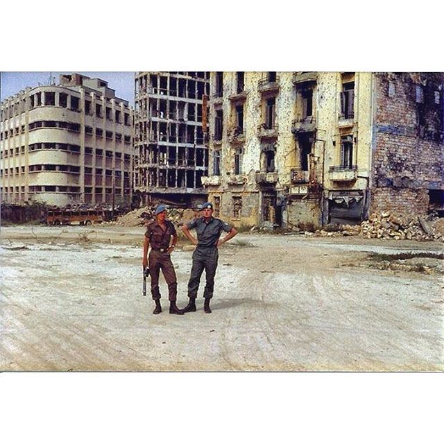 Beirut Martyrs Square - 1983 .