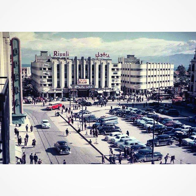 Beirut Martyrs Square In 1955 .