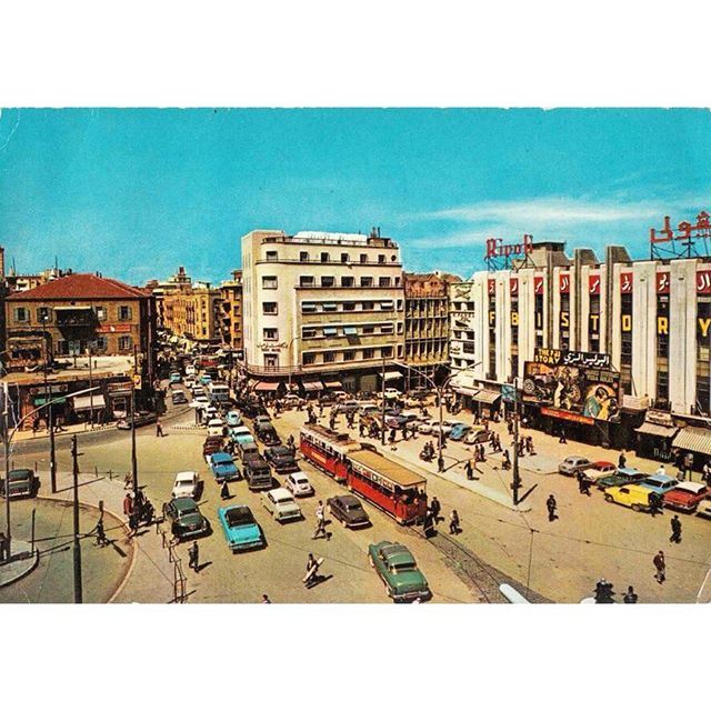 Beirut Martyrs Square In 1960 ,