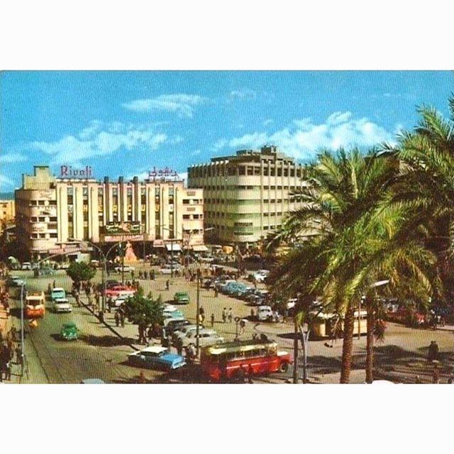 Beirut Martyrs Square In 1964 .