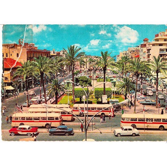 Beirut Martyrs Square in 1971 .