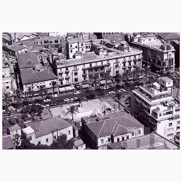 Beirut Martyrs Square in 1971 ,