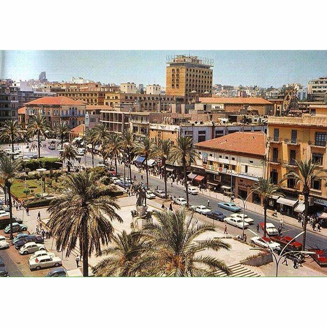 Beirut Martyrs Square In 1971 .