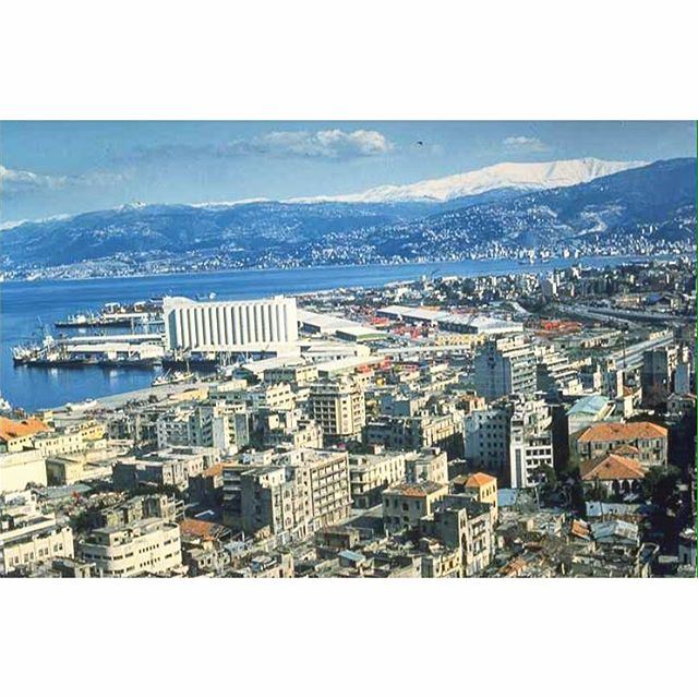 Beirut Near The Port In 1973 ,