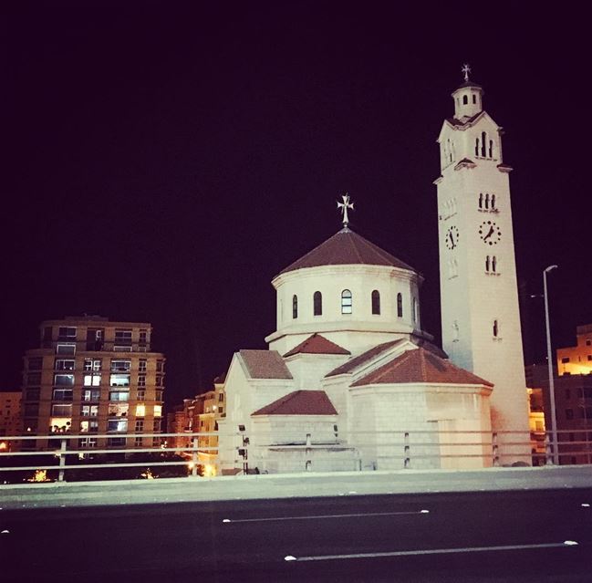 Beirut nights ❤️  lebanon  beirut  downtownbeirut  history  church ... (Downtown Beirut)