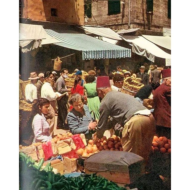 Beirut Noureyeih Souk 1967 .