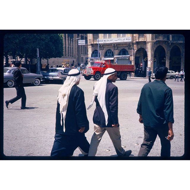 Beirut Parliament Square - 1965 .