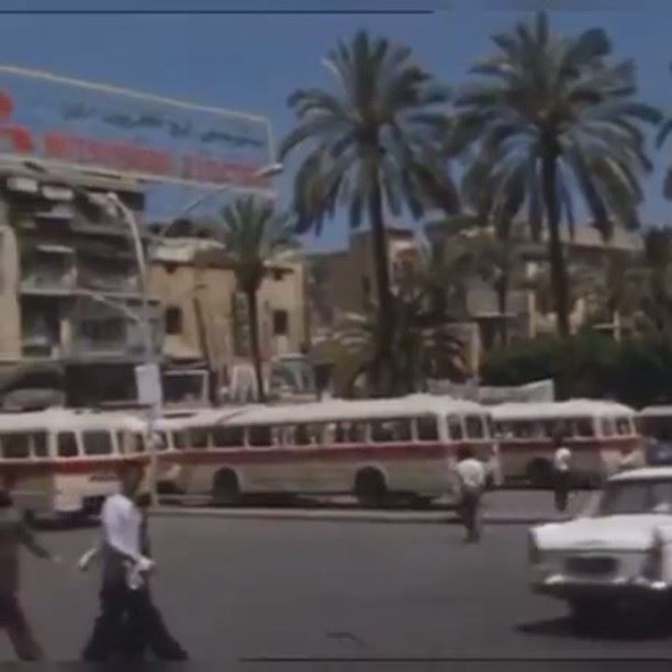 Beirut Parliament Square - Martyrs Square 1971 . (Beirut, Lebanon)