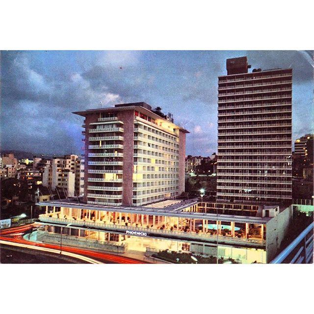 Beirut Phoenicia Hotel - 1968 .