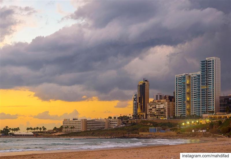  Beirut pysglb Sunset clouds sea lebanon hdr photography nature landscape... (Ramlat Al Bayda', Beyrouth, Lebanon)