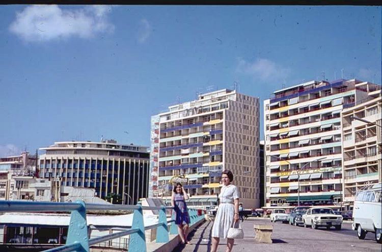 Beirut Raouche - 1969 بيروت الروشة 