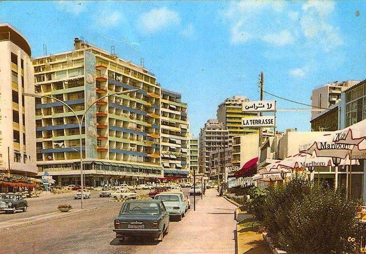 Beirut Raouche - 1969 بيروت الروشة