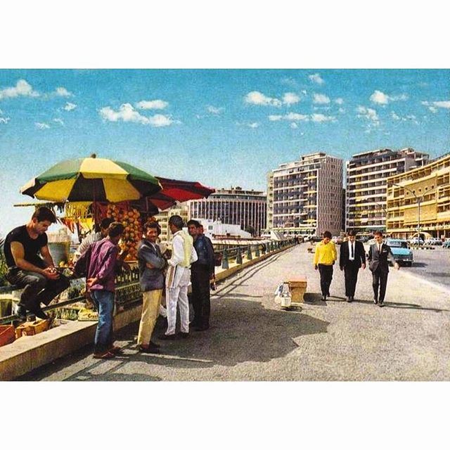 Beirut Raouche In 1969 ,