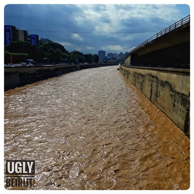 🇱🇧 Beirut River.. uglybeirut  uglycity  beirut  lebanon  beirutriver ... (Sinn Al Fil, Mont-Liban, Lebanon)