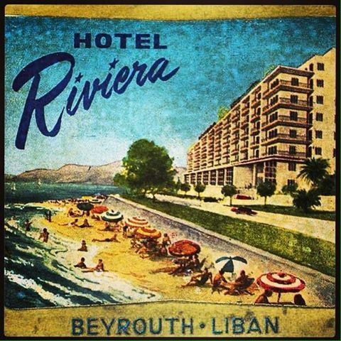 Beirut Riviera Hotel - 1966 .
