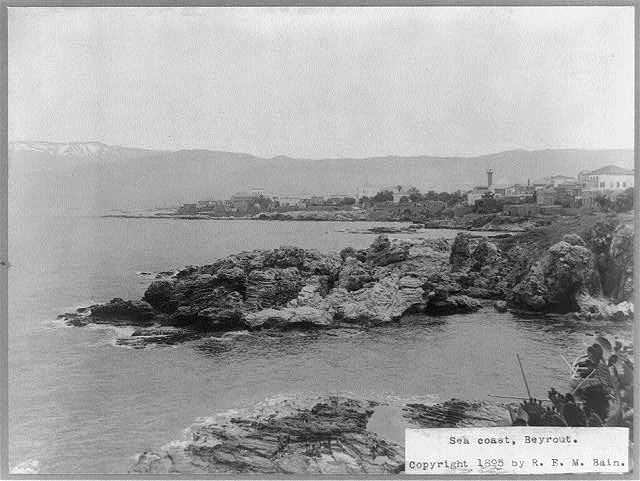 Beirut Sea Coast  1895 
