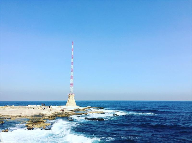 beirut seaside walk .... lebanon  beirut  vscocam  beautifuldestinations ... (Seaside)