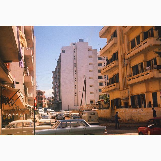 Beirut Sidani Street In 1968 ,