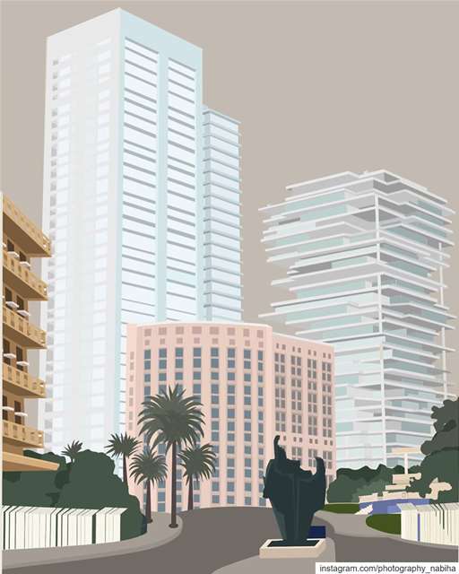 Beirut sketch vs Real   applepencil  ipadpro  art  beirut  graphicdesign ...