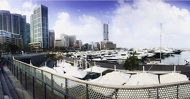 Beirut style....... lebanon  beirut  vscocam ... (Zaitunay Bay)
