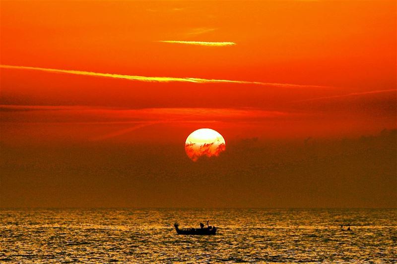 Beirut sunset by Associated Press 🌅🇱🇧  lebanon  lebnen  beirut  manara ...