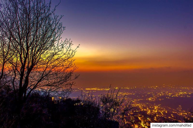  Beirut Sunset Lebanon Pysglb colorful sky ig_landscape igers nature... (Alley, Mont-Liban, Lebanon)