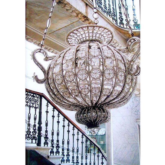 Beirut Sursock Palace , Crystal Chandelier .