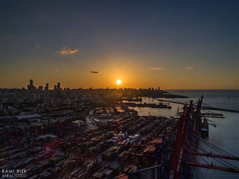 BEIRUT The Eternal City ❤️... lebanon  beirut  port  dji  drones ... (Port of Beirut)