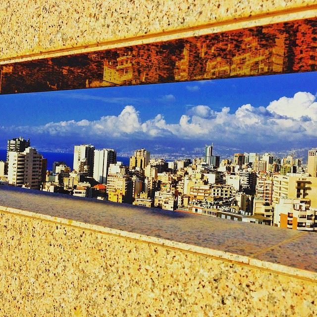 Beirut Today 📷 BeirutCity reflection