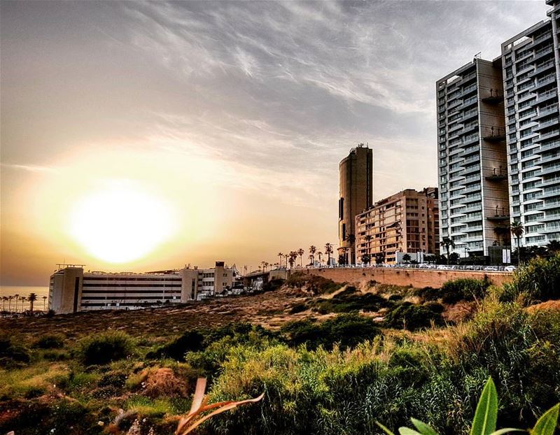 Beirut today's sunset lebanon  beirut  sunset  sun  beautiful  stunning ... (Beirut, Lebanon)