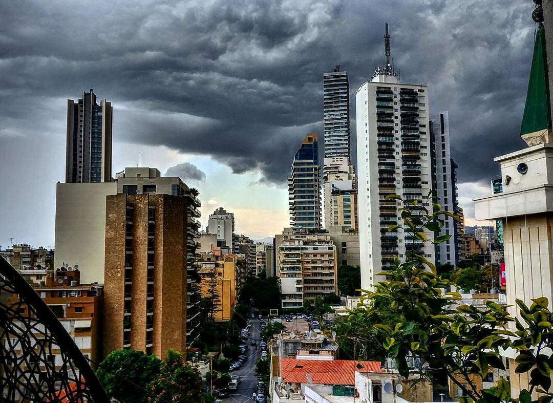 Beirut under the Storm...By  Ghassan_Yammine  storm  beirut ... (Beirut, Lebanon)